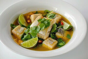Hearty Catfish Soup with Exquisite Ingredients