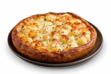 Flavorful Cauliflower Pie with Creamy Parmesan Filling