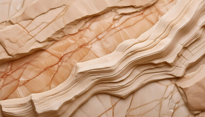 Abstract smooth beige limestone texture with soft natural patterns, ideal for classic and contemporary design projects.