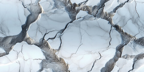 White and gray marble veins that create an elegant pattern (tile)