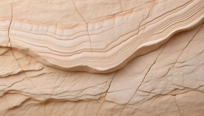 Abstract smooth beige limestone texture with soft natural patterns, ideal for classic and contemporary design projects.