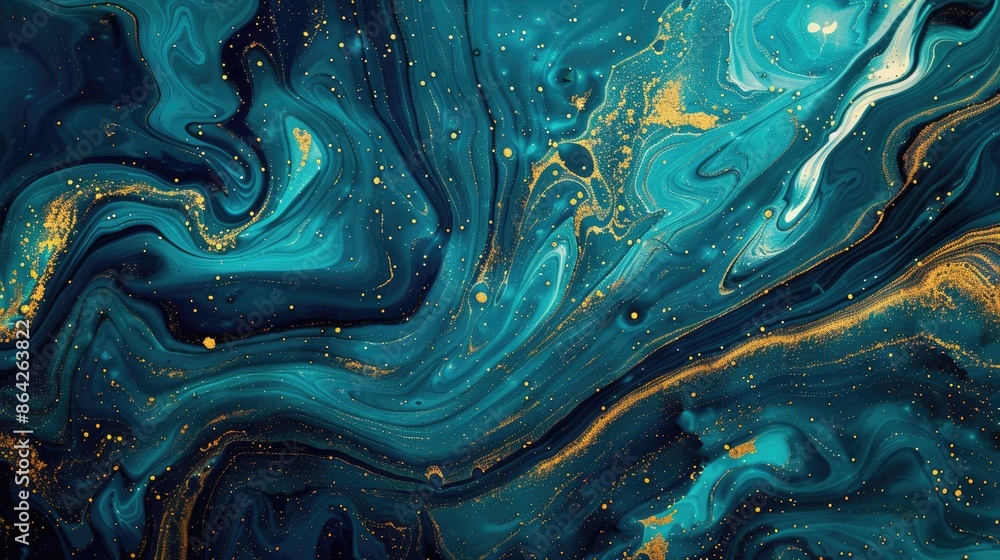 Canvas Prints marbled painted background with a liquid abstract texture