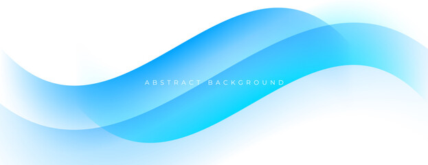 blue gradient abstract wave background