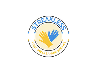 Streakless Cleaning Logo Design ai