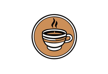 Coffee cup logo images illustration design