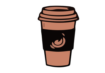 Coffee cup logo images illustration design
