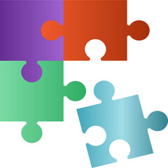 Obraz premium colorful puzzle background