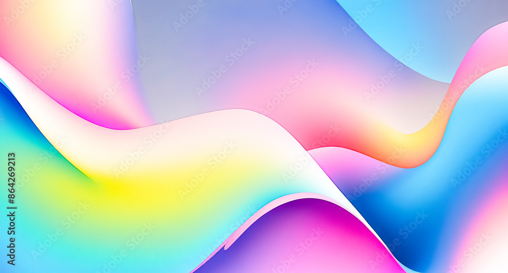 Poster abstract colorful gradient background