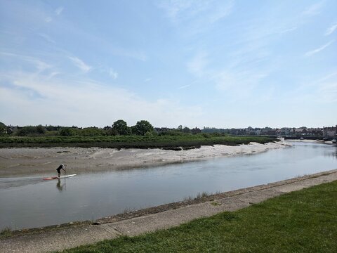 The River Colne at Rowhedge in Essex