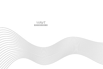 Abstract vector modern background with blue wavy lines and particles. Technology backdrop.
