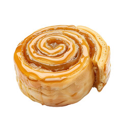 Fototapeta premium Argentine dulce de leche pastry on transparent background