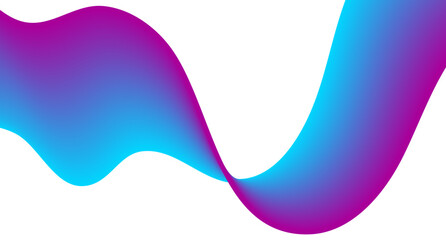 Bright blue purple smooth glossy wave abstract elegant background. Vector retro design