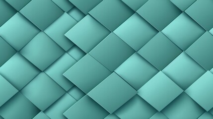 Fototapeta premium Abstract Geometric Background with Teal Squares