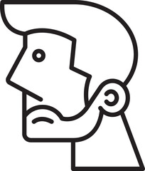 Beard Man Face Avatar
