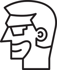 Beard Man Face Avatar
