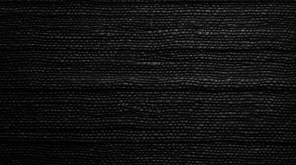 Black Woven Fabric Texture