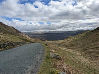 The Honister Pass in the Lake District, UK