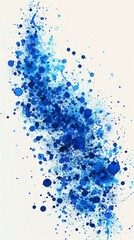 Obraz premium Digital image made of blue dots. image of medical research, viruses and bacteria.