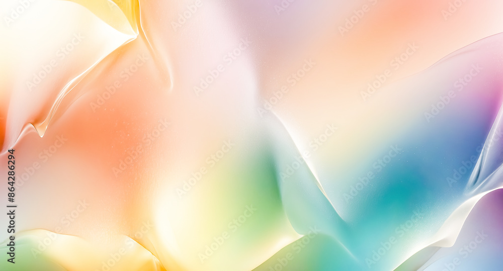 Poster abstract colorful background with fluid shapes