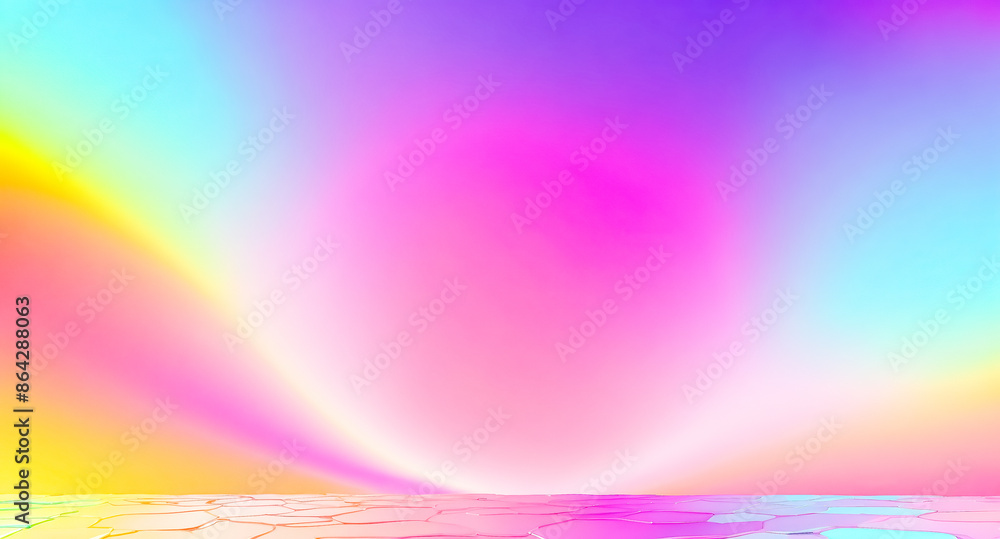 Aufkleber abstract gradient background with crystalized surface