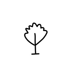 tree simple line icon