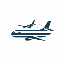 Airplane Silhouette Logo Design