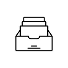 Archive File Storage Icon for Digital Organization