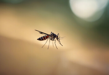 Close-up with a mosquito