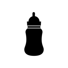 Feeder bottle flat vector icon design. Baby Feeder Symbol