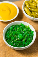 Chicago Style Neon Pickle Relish