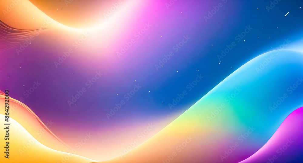 Poster abstract colorful gradient background