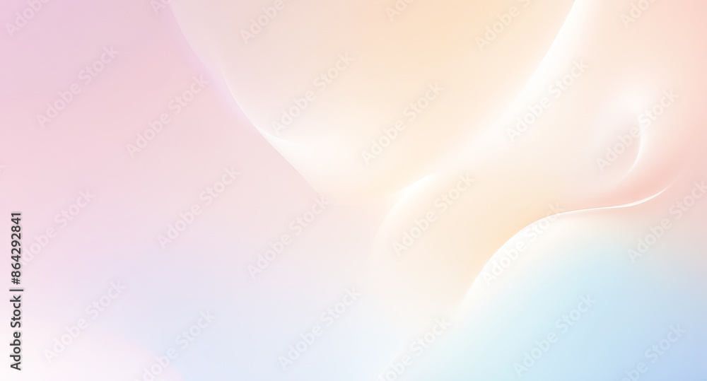Poster abstract gradient background with soft curves