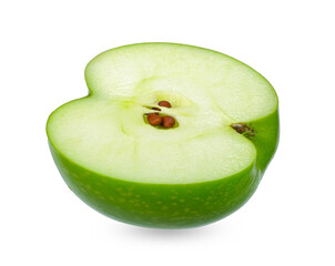 green apple isolated on white background