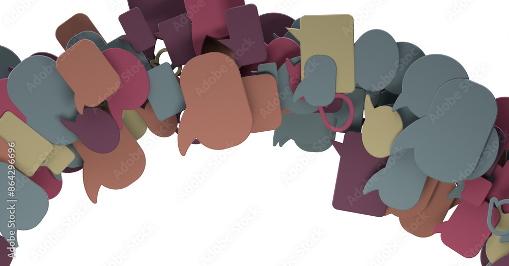 Poster hand holding using mobile phone with email icon on screen. concept of business communication
