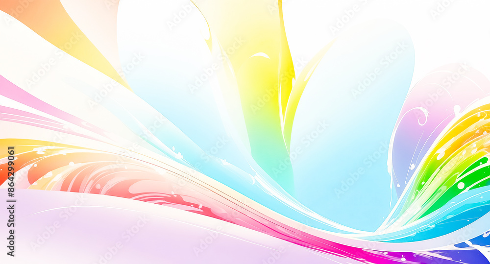 Poster abstract colorful gradient swirl background