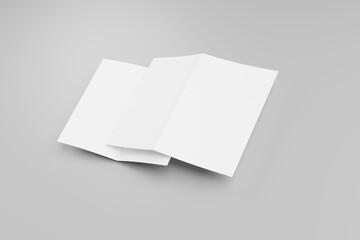 Bi fold or Vertical half fold brochure