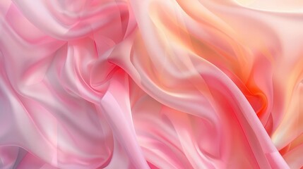 Fototapeta premium ethereal pink fabric texture soft gradient pastel background for fashion and beauty abstract digital art