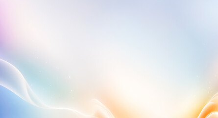 Abstract Pastel Background With Smooth Flowing Lines