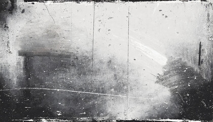 Obraz premium abstract white pastel background with noise effect, vintage grunge dirty retro film cinematic old gray, banner texture with copy space