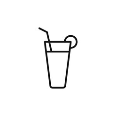Drink Beverage Icon for Refreshment and Hospitality Industry