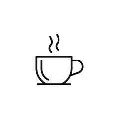 Coffee Mug Icon for Cafes and Beverage Services