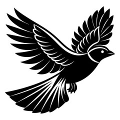 flying-bird-silhouette-black-and-white