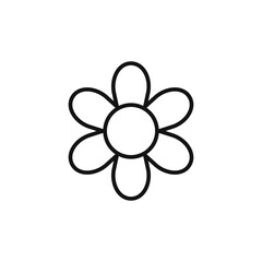 Flower Blossom Icon for Florists and Gardening Services