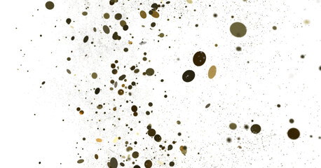 gold Confetti Glitter Overlay