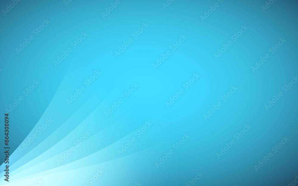 Poster abstract blue background with smooth, flowing wave patterns. ideal for presentations, websites, and 