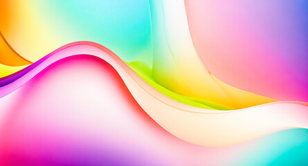 Abstract Colorful Swirls Background