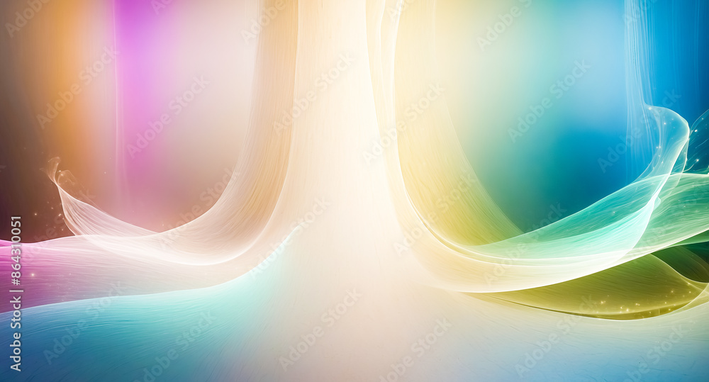 Poster abstract colorful background with swirling lines