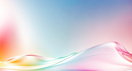 Obraz premium Abstract colorful background with flowing lines