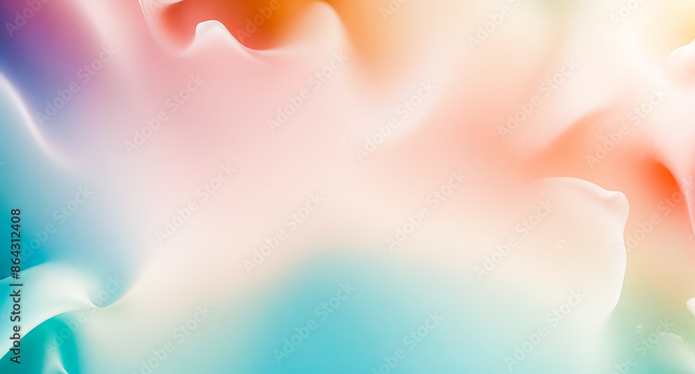 Poster abstract gradient background with soft color transitions