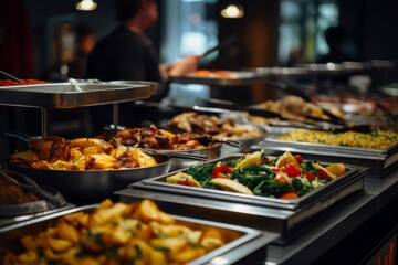 Obraz premium Close up of buffet